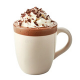 Hot Chocolate Served with Panna